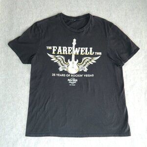 2020 The Farewell Tour Hard Rock Las Vegas Adult Medium T-Shirt Double Sided